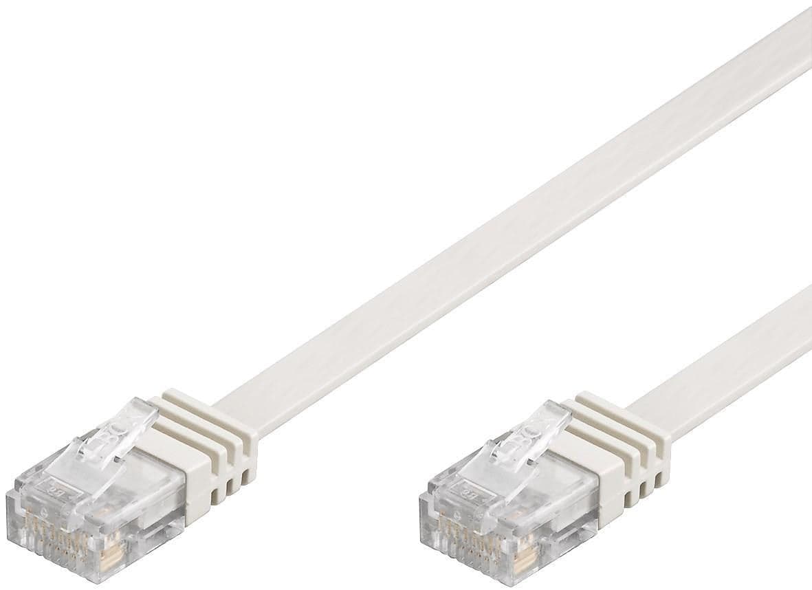 Cavo di Rete Patch Piatto in Rame Cat.6 UTP 10m Bianco in Cavi Ethernet Scontolo.net - Potenza, commercioVirtuoso.it
