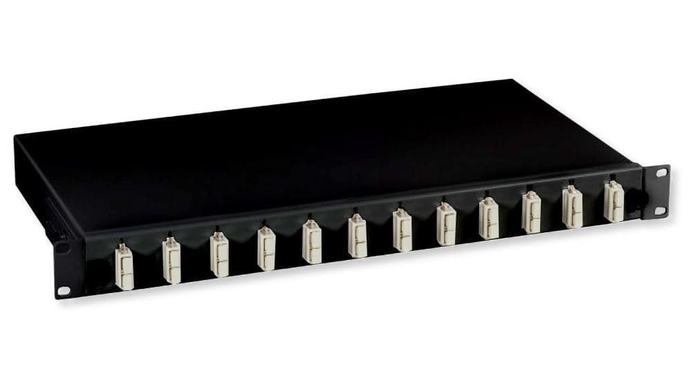 Cassetto Ottico 19'' con 12 bussole SC Duplex Multimodale OM2 Nero in  Scontolo.net - Potenza, commercioVirtuoso.it