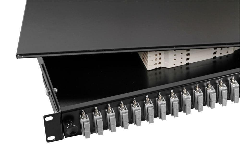 Cassetto Ottico 19'' con 24 bussole SC Duplex Multimodale OM2 Nero in  Scontolo.net - Potenza, commercioVirtuoso.it