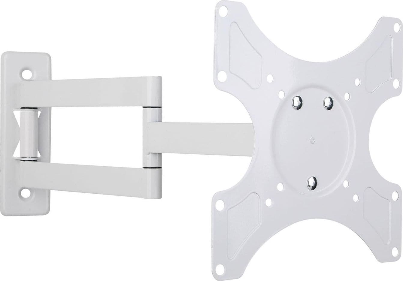 Supporto a Muro per TV LED LCD 19-37'' Inclinabile 3 Snodi Bianco in Supporti da parete e da soffitto Scontolo.net - Potenza, commercioVirtuoso.it