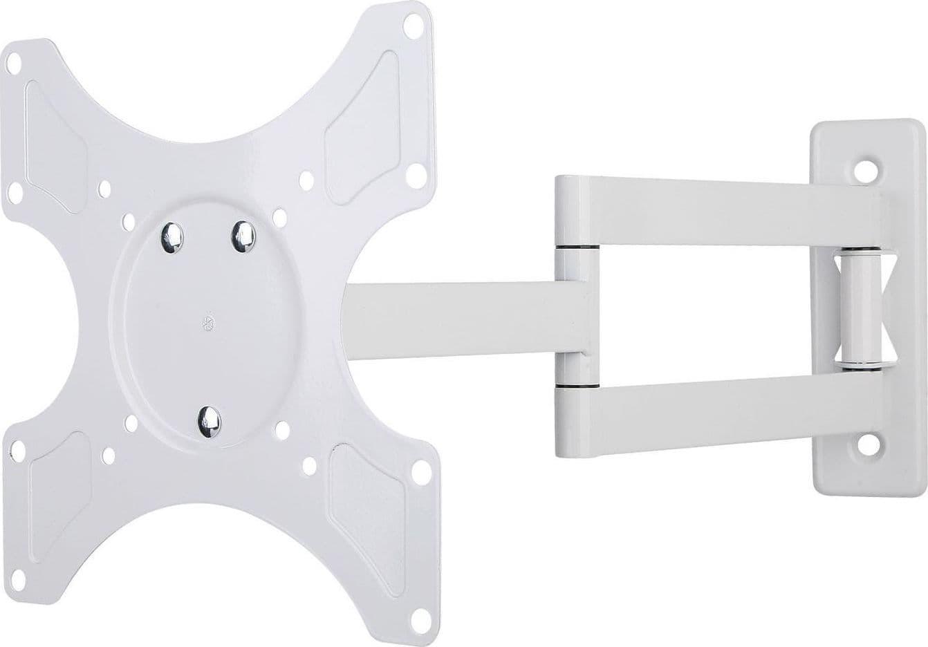 Supporto a Muro per TV LED LCD 19-37'' Inclinabile 3 Snodi Bianco in Supporti da parete e da soffitto Scontolo.net - Potenza, commercioVirtuoso.it