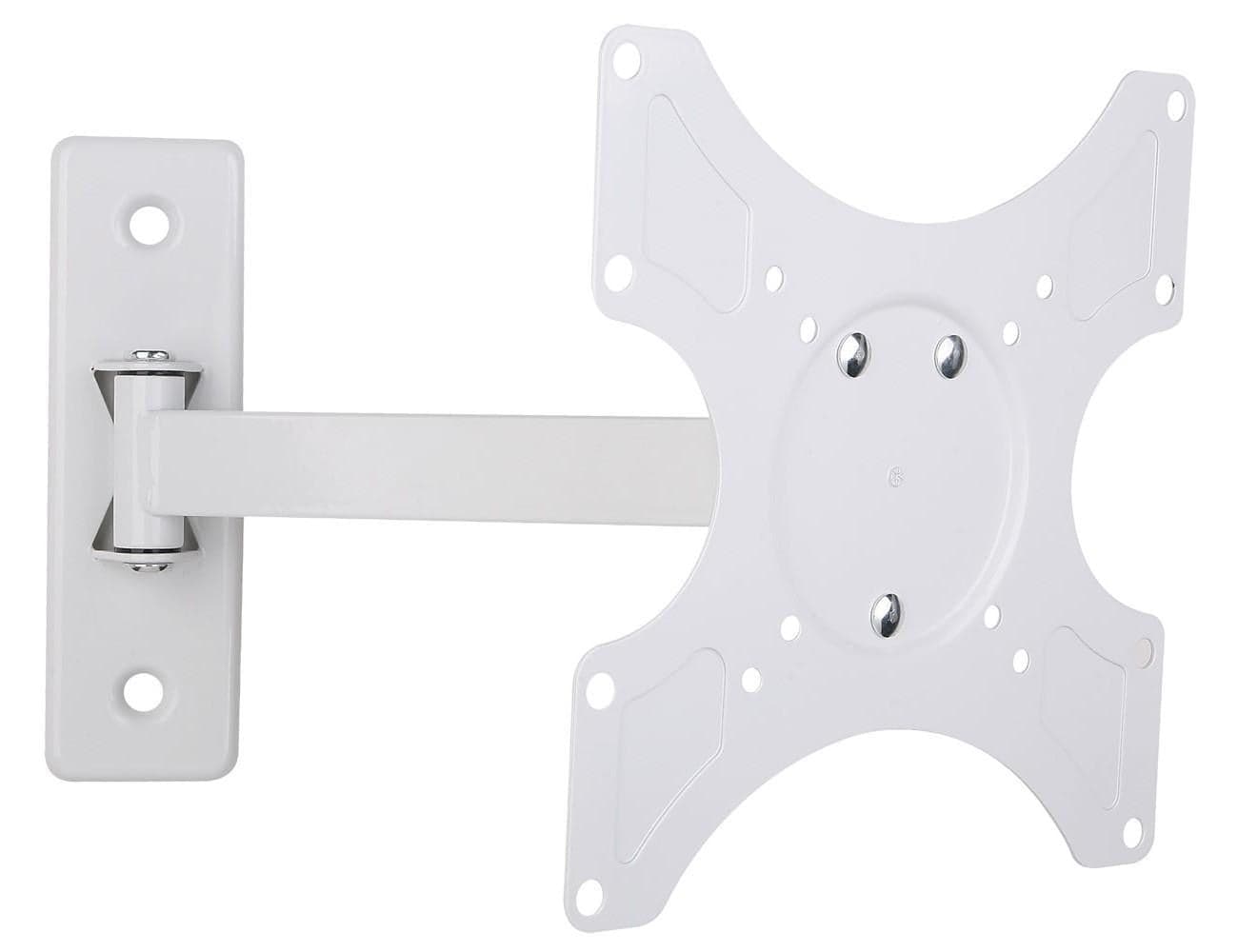 Supporto a muro per TV LED LCD 19 - 37'' inclinabile 2 snodi bianco in Supporti da parete e da soffitto Scontolo.net - Potenza, commercioVirtuoso.it