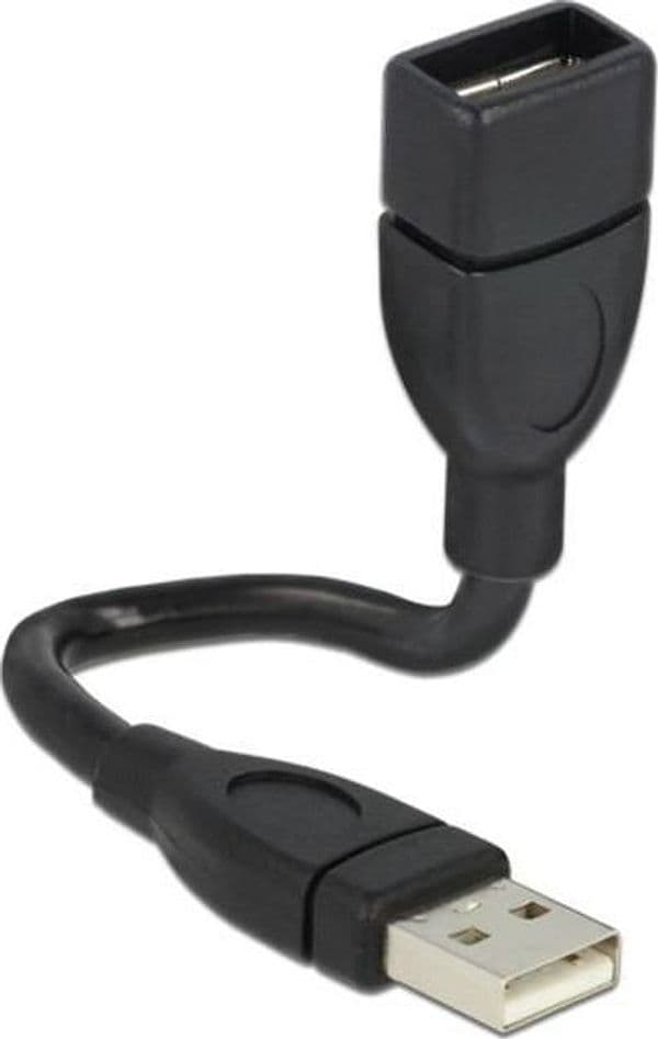 Cavo semi-rigido USB2.0 A Maschio / A Femmina 15cm Nero in  Scontolo.net - Potenza, commercioVirtuoso.it