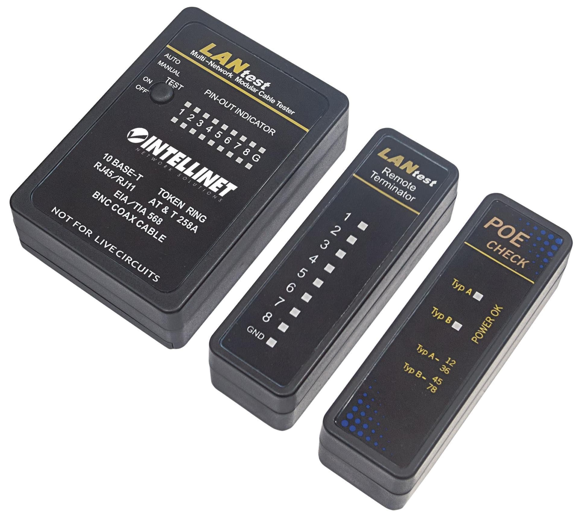 Tester Professionale POE RJ45 e BNC in Tester per batterie Scontolo.net - Potenza, commercioVirtuoso.it