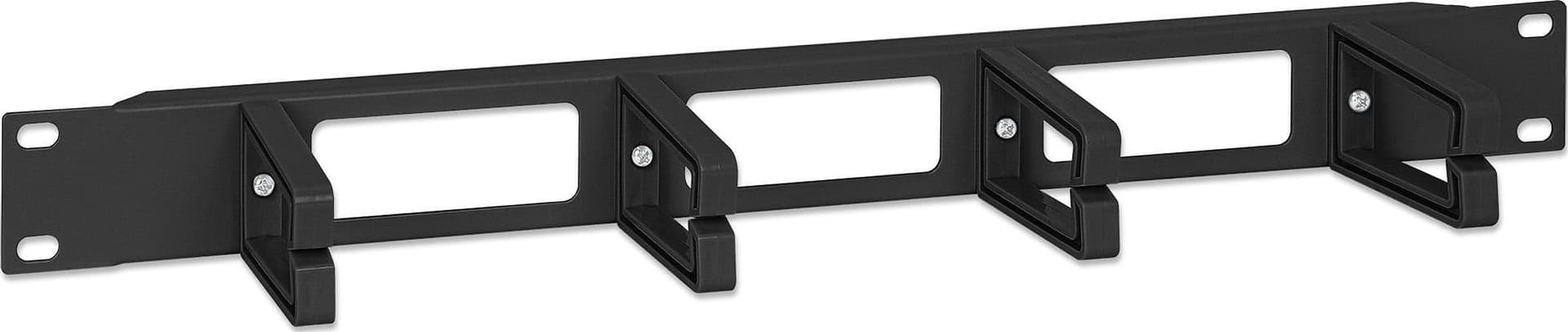 Pannello Passacavi 4 Anelli in Plastica Lunghi 3 Fori 1U Nero in Occhielli Scontolo.net - Potenza, commercioVirtuoso.it