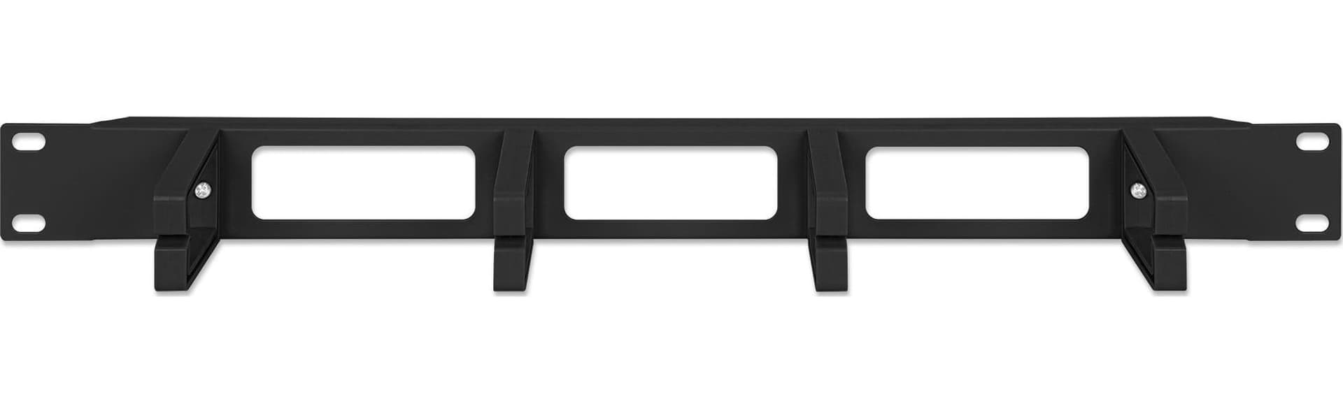 Pannello Passacavi 4 Anelli in Plastica Lunghi 3 Fori 1U Nero in Occhielli Scontolo.net - Potenza, commercioVirtuoso.it