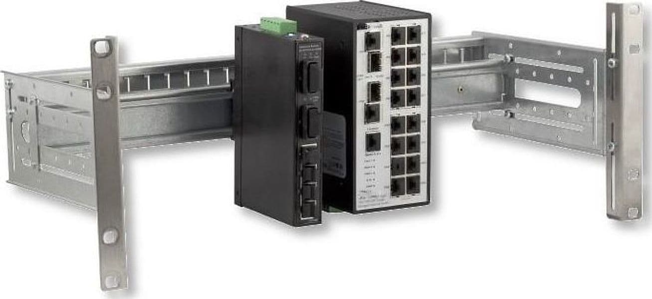 Supporto Guida DIN 4U per Armadi Rack 19'' Grigio in  Scontolo.net - Potenza, commercioVirtuoso.it