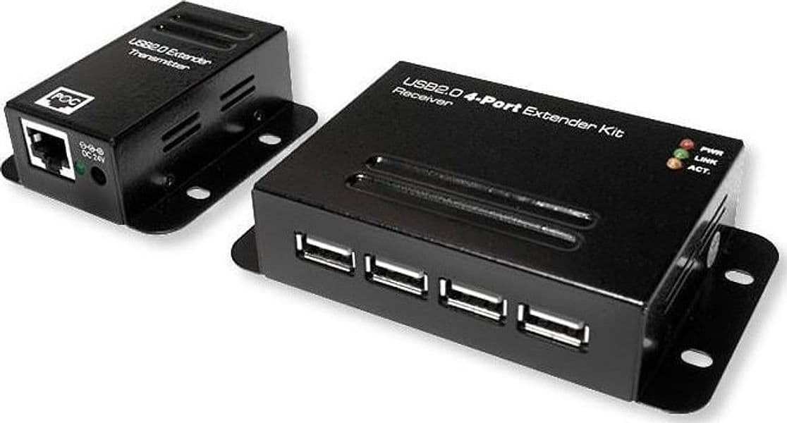 Extender USB su Cavo Cat.5/5e/6 fino a 50m con Hub 4 Porte in Adattatori USB wireless Scontolo.net - Potenza, commercioVirtuoso.it