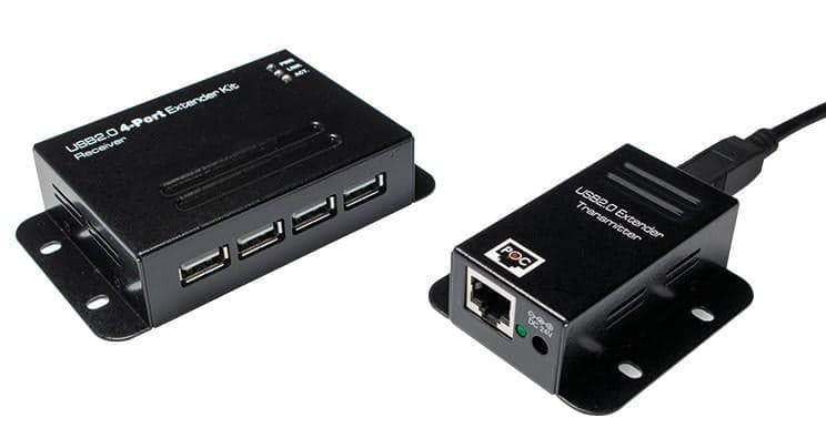 Extender USB su Cavo Cat.5/5e/6 fino a 50m con Hub 4 Porte in Adattatori USB wireless Scontolo.net - Potenza, commercioVirtuoso.it