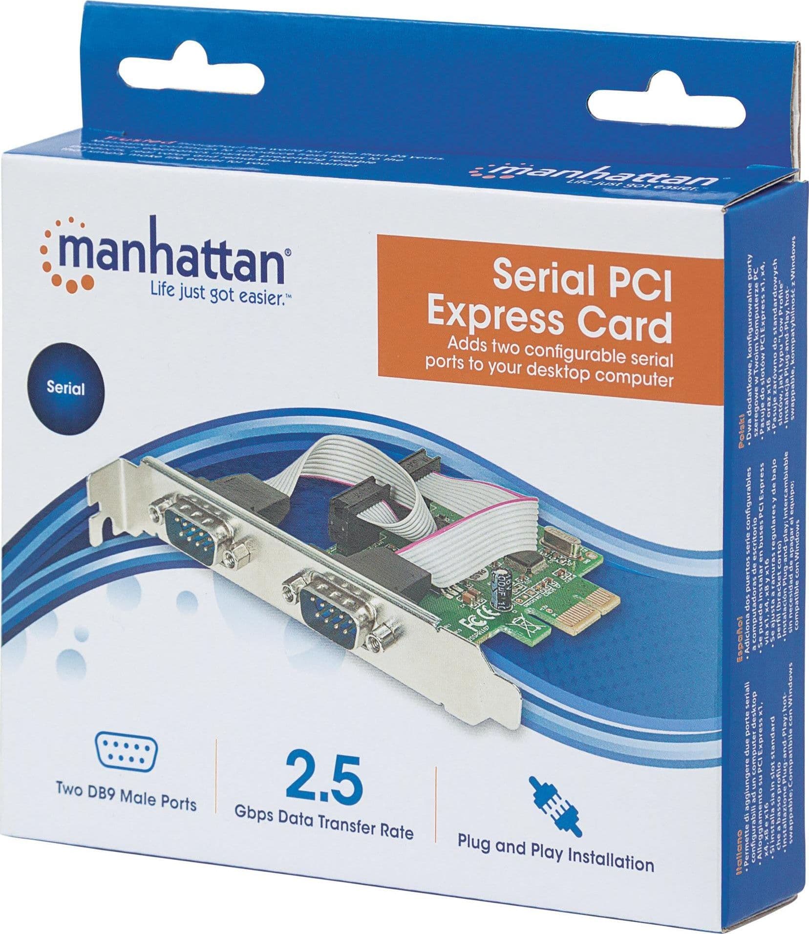 Scheda PCI Express Seriale 2 Porte DB9 M in Schede di rete Scontolo.net - Potenza, commercioVirtuoso.it