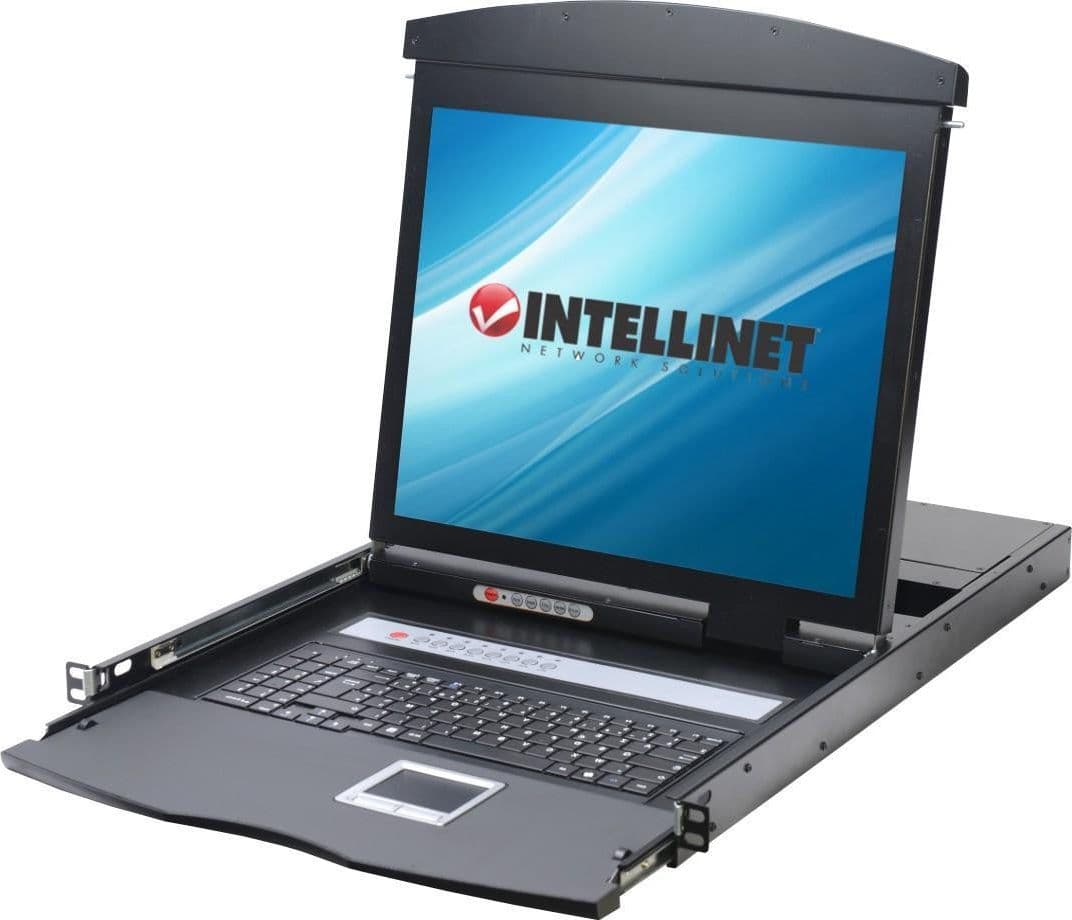 Console KVM USB/PS2 con LCD 17'' da Rack 19'' Dual Rail in  Scontolo.net - Potenza, commercioVirtuoso.it