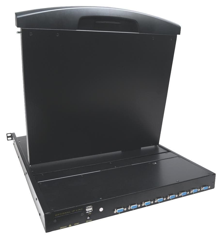 Console KVM Switch 8 Porte USB/PS2 con LCD 17'' da Rack 19'' Dual Rail in  Scontolo.net - Potenza, commercioVirtuoso.it