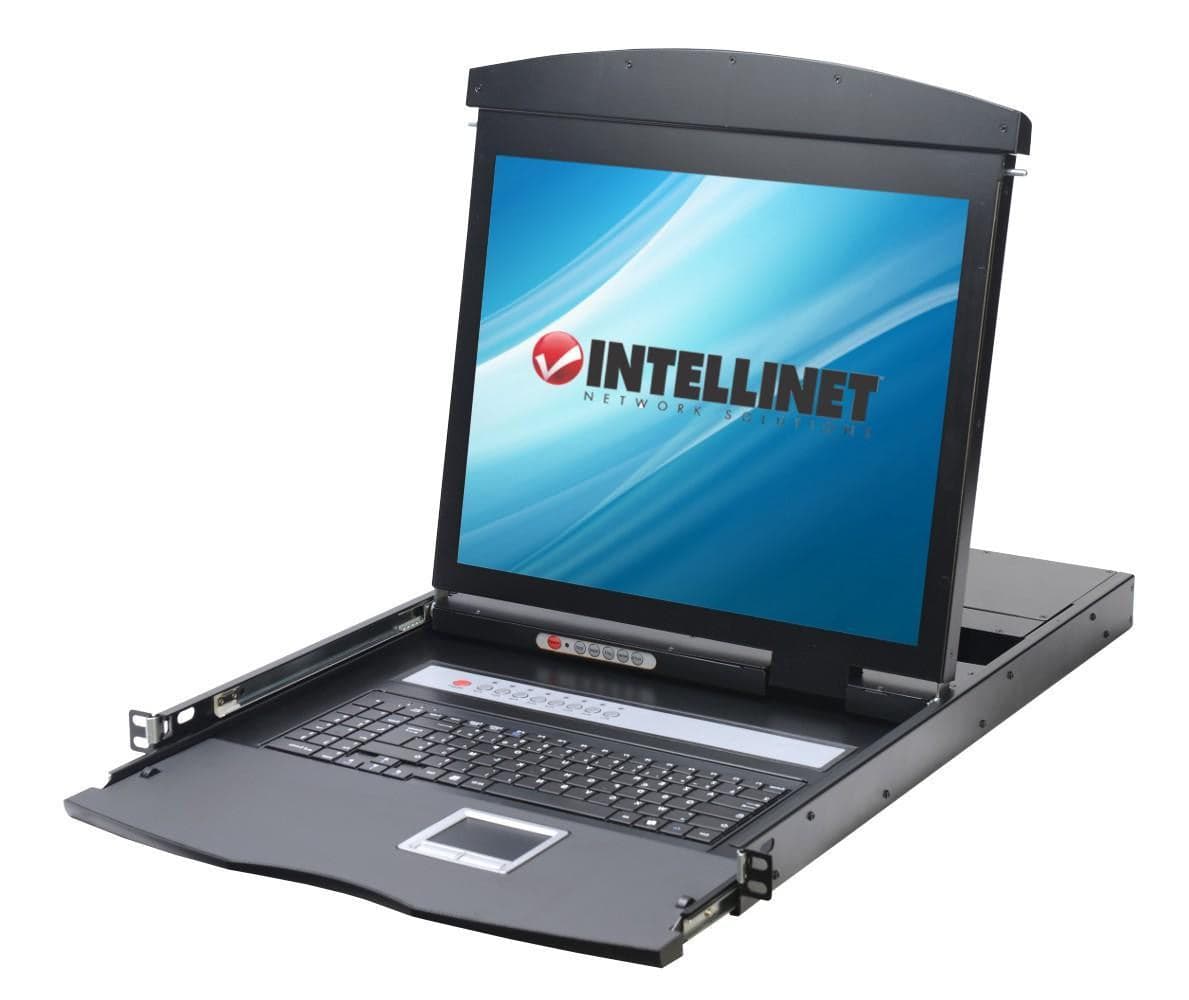 Console KVM Switch 8 Porte USB/PS2 con LCD 19'' da Rack 19'' Dual Rail in  Scontolo.net - Potenza, commercioVirtuoso.it