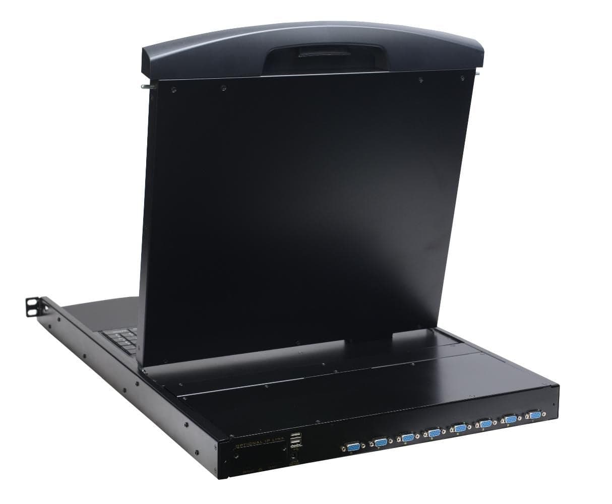 Console KVM Switch 8 Porte USB/PS2 con LCD 19'' da Rack 19'' Dual Rail in  Scontolo.net - Potenza, commercioVirtuoso.it