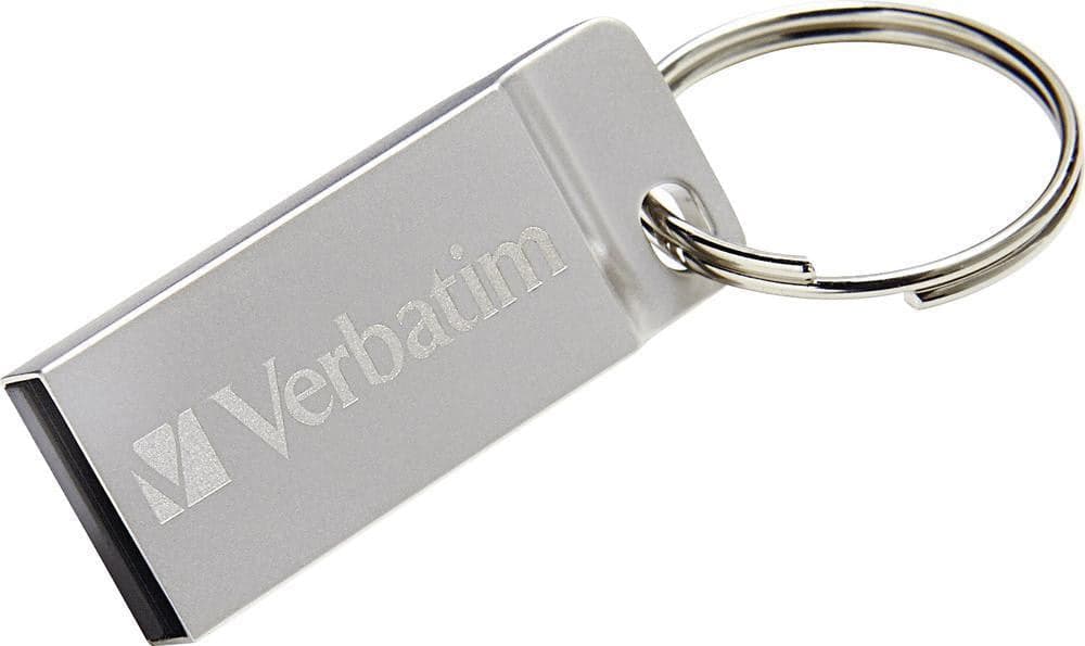 Mini Memoria USB Verbatim con Portachiavi 32GB Silver in  Scontolo.net - Potenza, commercioVirtuoso.it