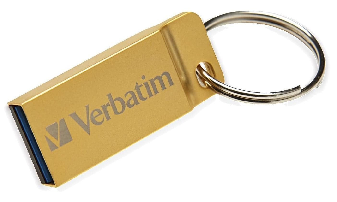 Mini Memoria USB 3.0 Verbatim con Portachiavi 32GB Oro in  Scontolo.net - Potenza, commercioVirtuoso.it