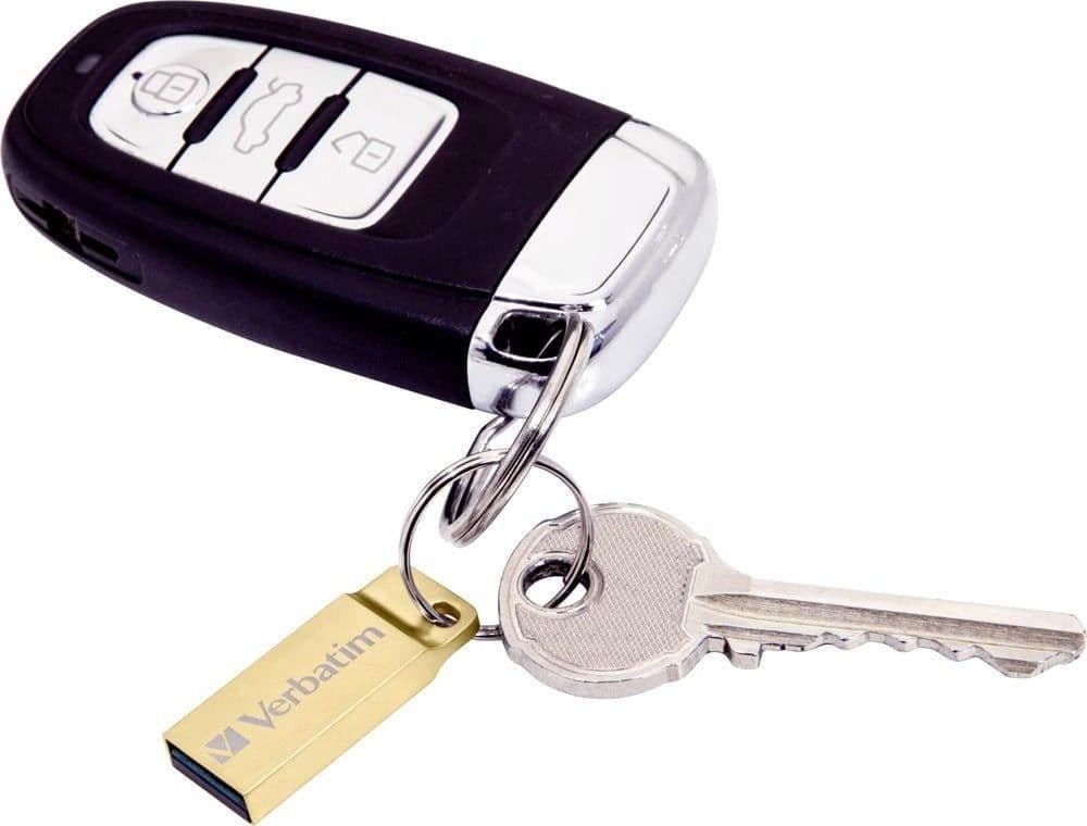 Mini Memoria USB 3.0 Verbatim con Portachiavi 16GB Oro in  Scontolo.net - Potenza, commercioVirtuoso.it