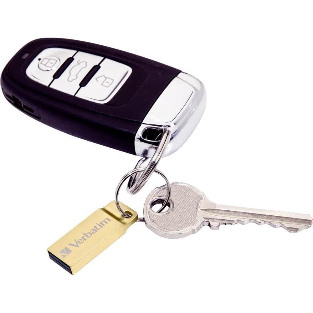 Mini Memoria USB 3.0 Verbatim con Portachiavi 32GB Oro in  Scontolo.net - Potenza, commercioVirtuoso.it