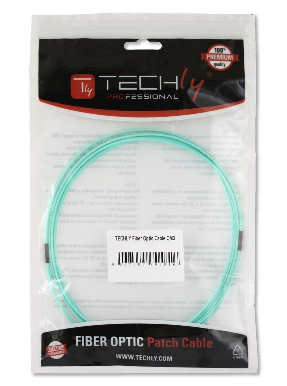 Cavo Fibra Ottica Multimodale OM3 SC/LC 50/125 15 m
