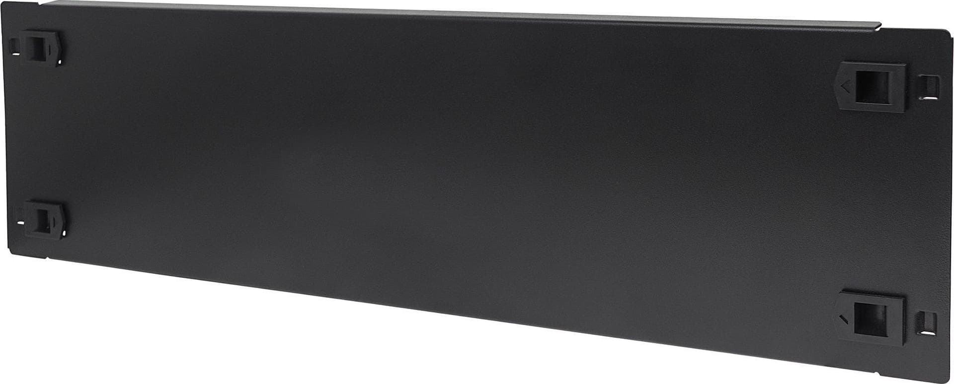 Pannello Cieco Toolless a Clip per Armadi Rack 19'' 3U Nero