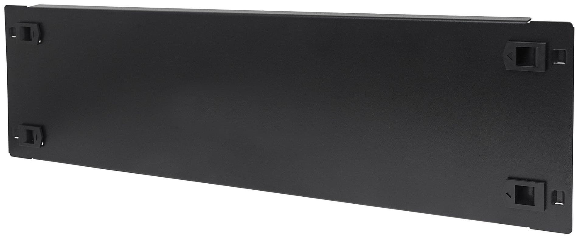 Pannello Cieco Toolless a Clip per Armadi Rack 19'' 3U Nero