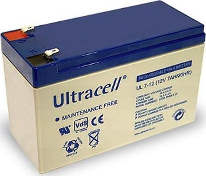 Batteria Ricaricabile 12V 7Ah Ultracell UL7-12(Faston 187 - 4.8 mm) in Pile ricaricabili Scontolo.net - Potenza, commercioVirtuoso.it