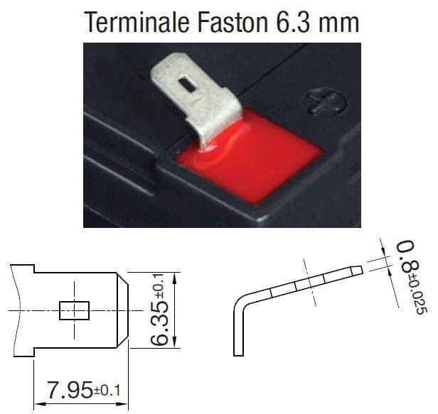 Batteria al Piombo 12V 9Ah (Faston 6,3mm) in Pile ricaricabili Scontolo.net - Potenza, commercioVirtuoso.it