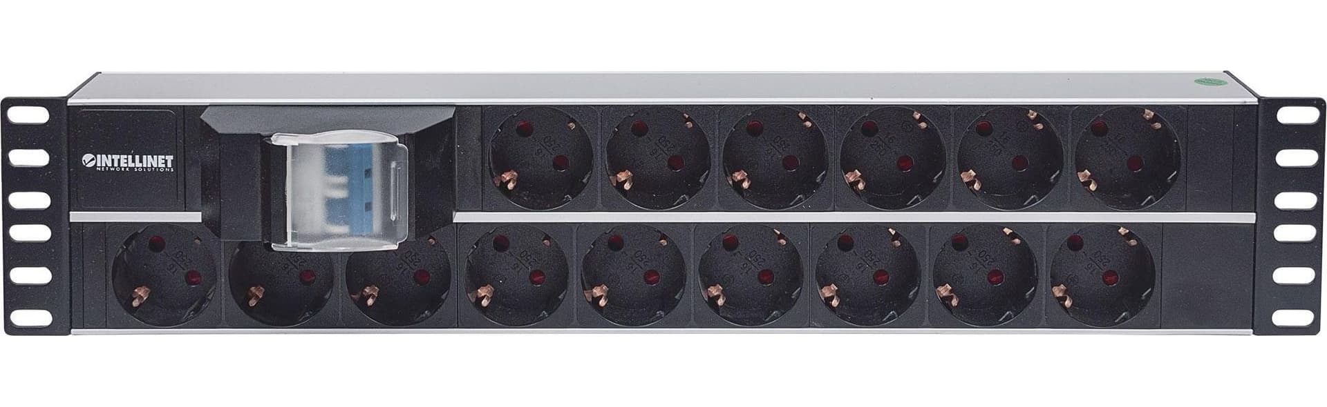 Multipresa 15 Posti da Rack 19'' 2U con Spina Schuko Angolata 2U in Multiprese Scontolo.net - Potenza, commercioVirtuoso.it