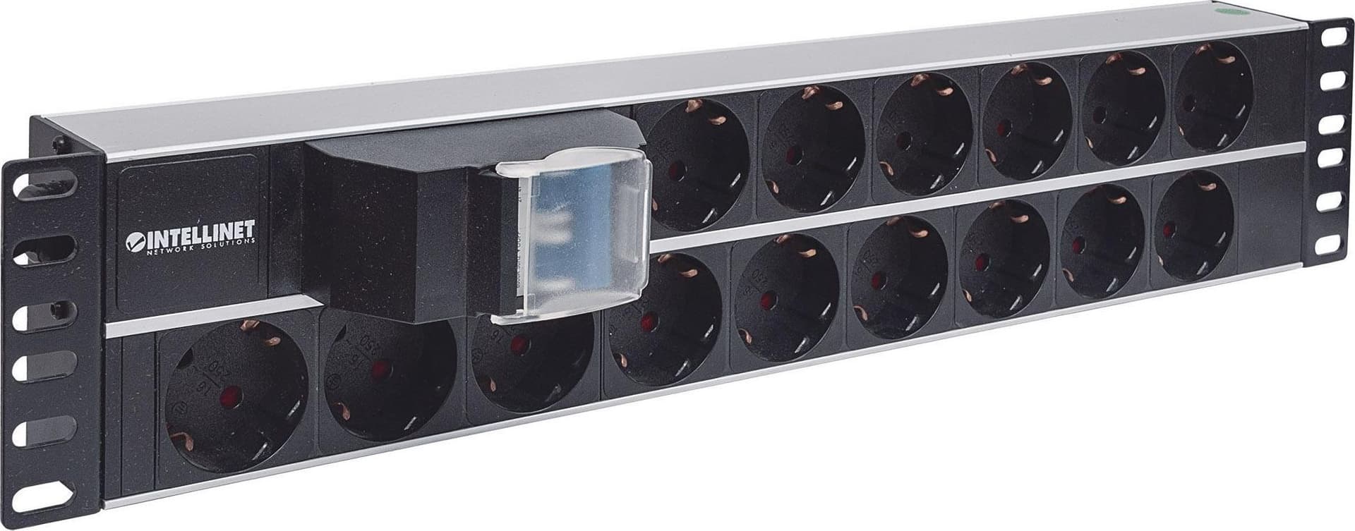 Multipresa 15 Posti da Rack 19'' 2U con Spina Schuko Angolata 2U in Multiprese Scontolo.net - Potenza, commercioVirtuoso.it