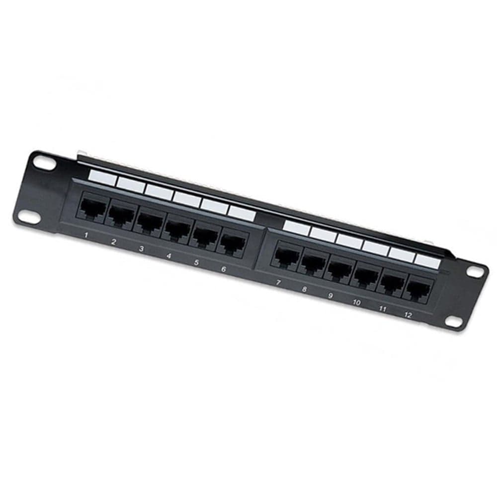 Pannello Patch per rack 10'' 12p UTP Cat.6A in Cavi Ethernet Scontolo.net - Potenza, commercioVirtuoso.it