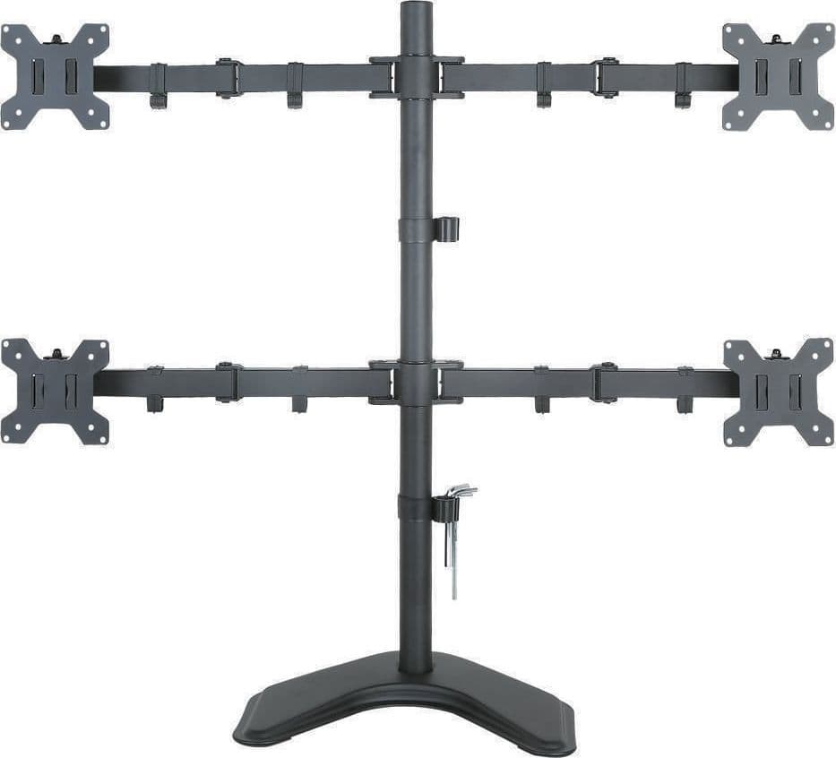 Supporto da Scrivania per 4 Monitor 13-27'' con base in Supporti Scontolo.net - Potenza, commercioVirtuoso.it