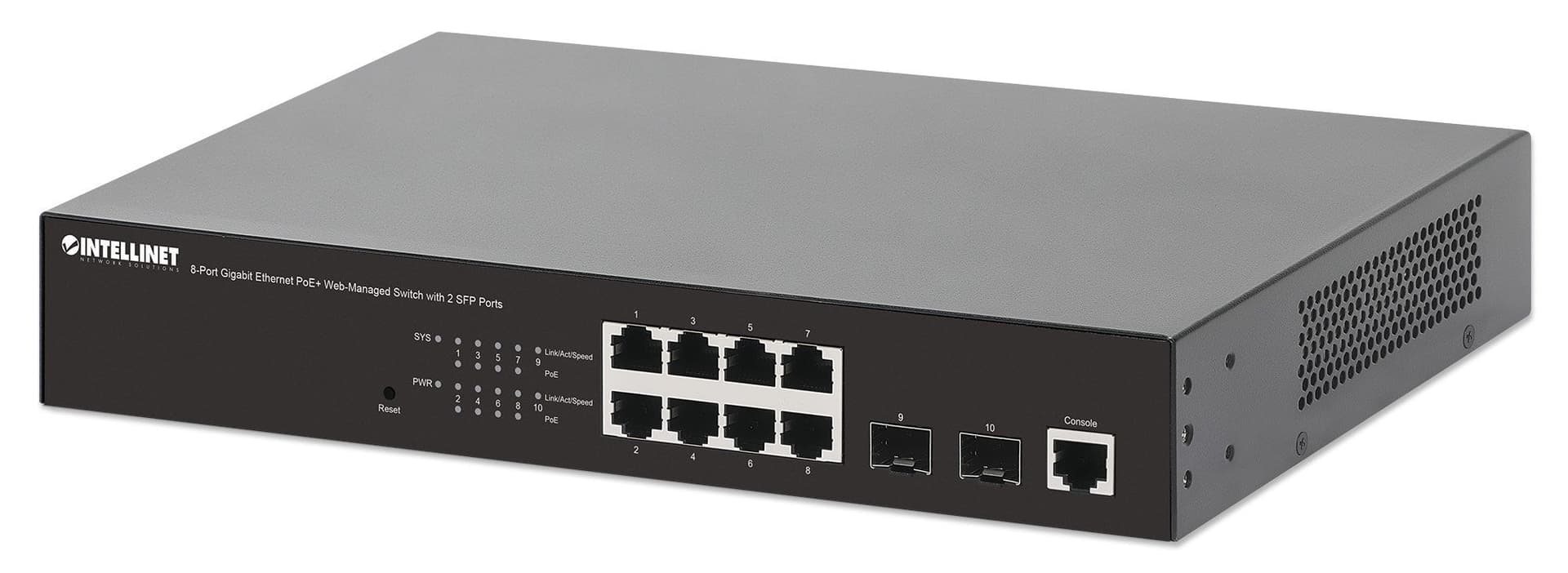 Switch Gigabit Ethernet 8 Porte PoE+ Web-Managed con 2 porte SFP in  Scontolo.net - Potenza, commercioVirtuoso.it