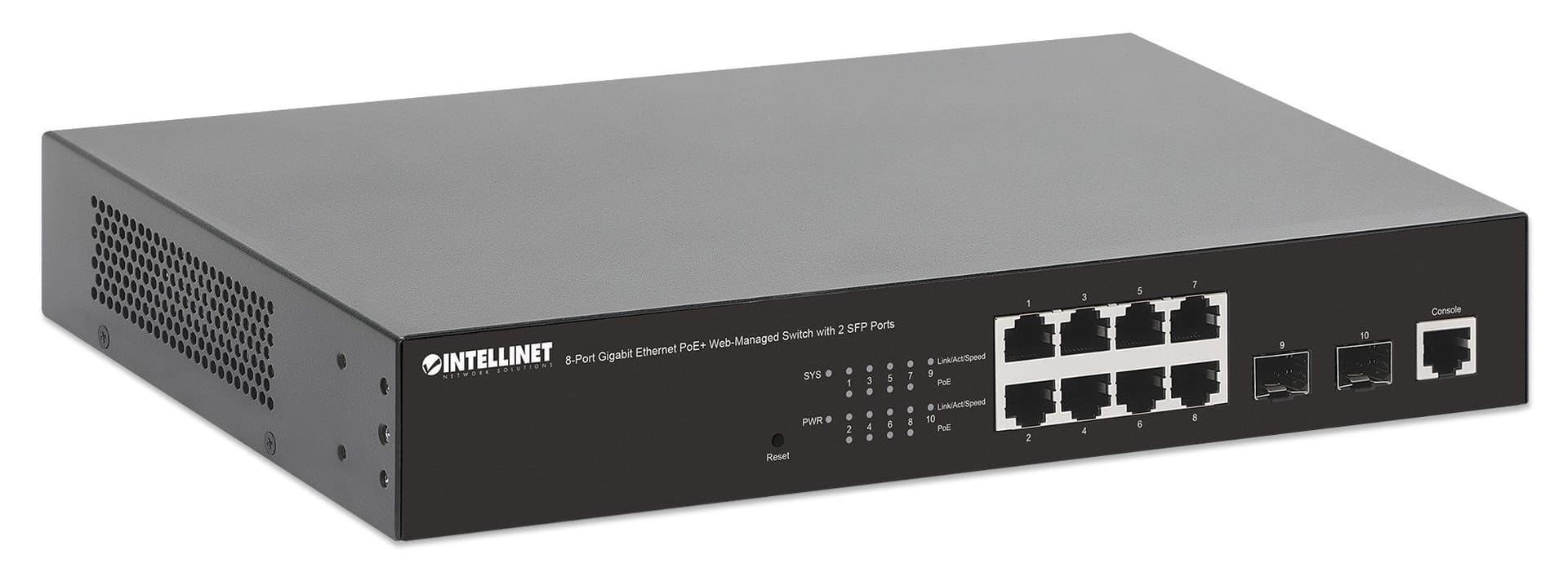 Switch Gigabit Ethernet 8 Porte PoE+ Web-Managed con 2 porte SFP in  Scontolo.net - Potenza, commercioVirtuoso.it