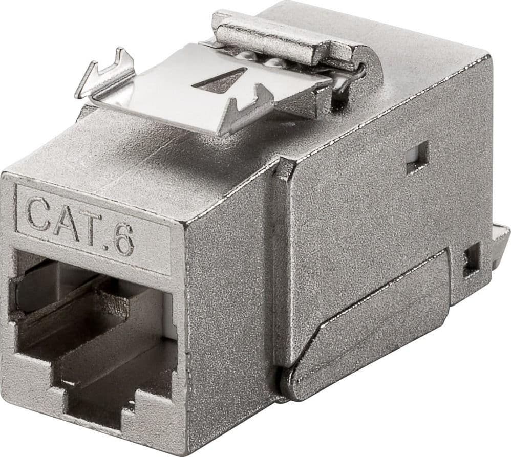 Frutto Keystone RJ45 Cat6 STP Schermato 250MHz SNAP-IN in Cavi Ethernet Scontolo.net - Potenza, commercioVirtuoso.it