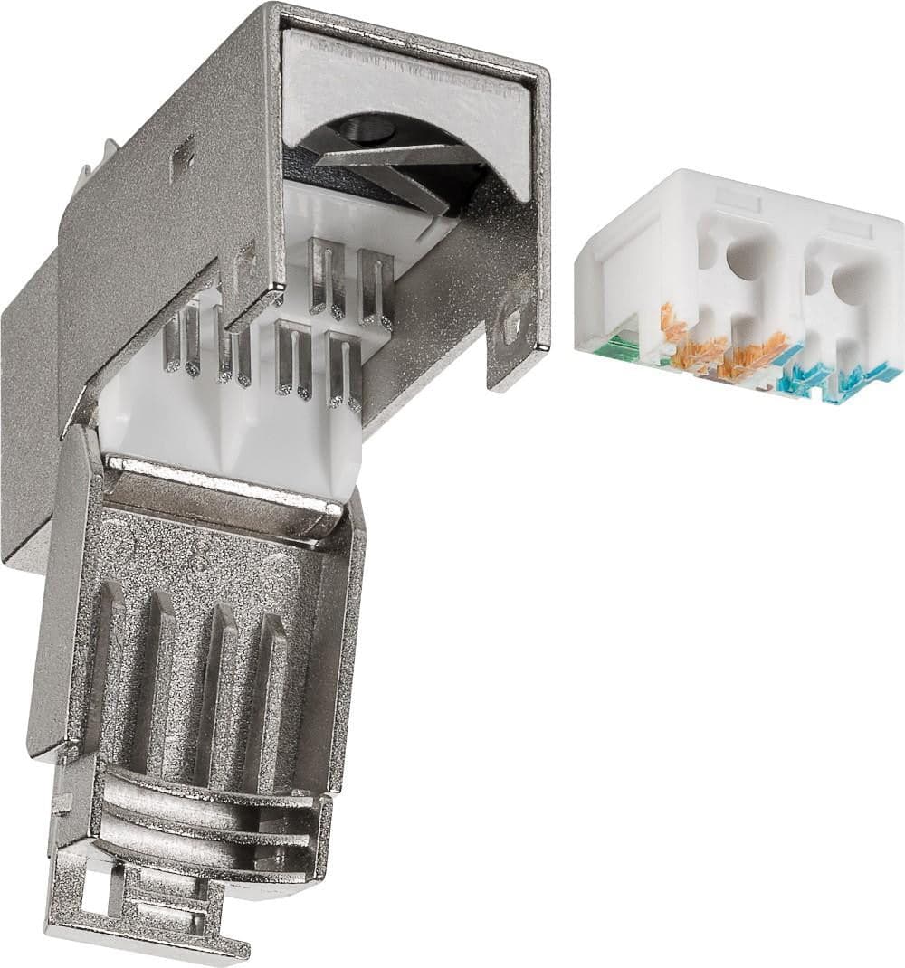 Frutto Keystone RJ45 Cat6 STP Schermato 250MHz SNAP-IN in Cavi Ethernet Scontolo.net - Potenza, commercioVirtuoso.it