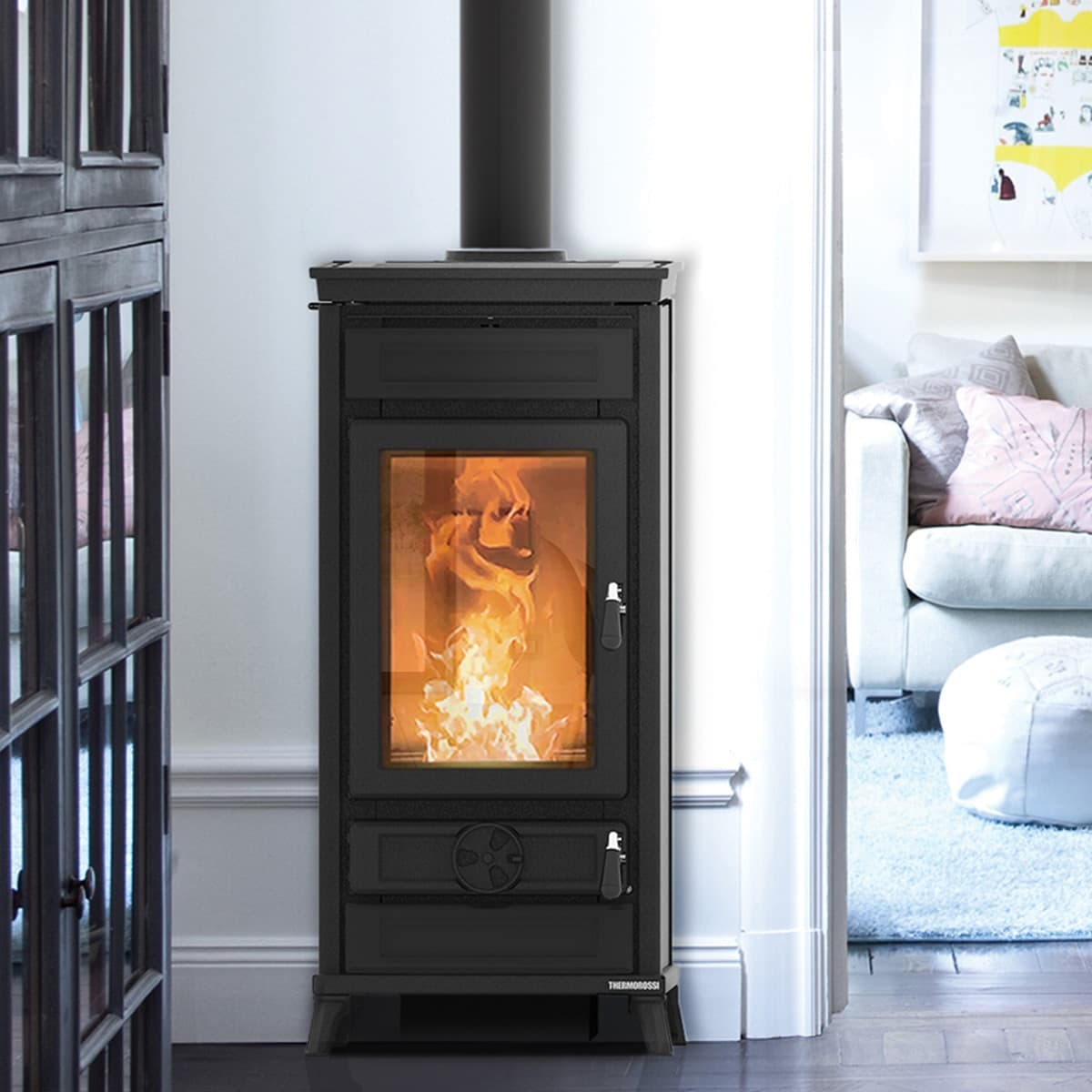 Thermorossi Stufa a Pellet Canalizzabile Flam Easy 10.4kW in Fumaioli Masterbrico - Longobardi, commercioVirtuoso.it