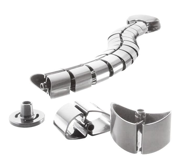 Guaina Raccoglicavi diametro 75mm Lunghezza 720mm Silver in Guaine per cavi Scontolo.net - Potenza, commercioVirtuoso.it