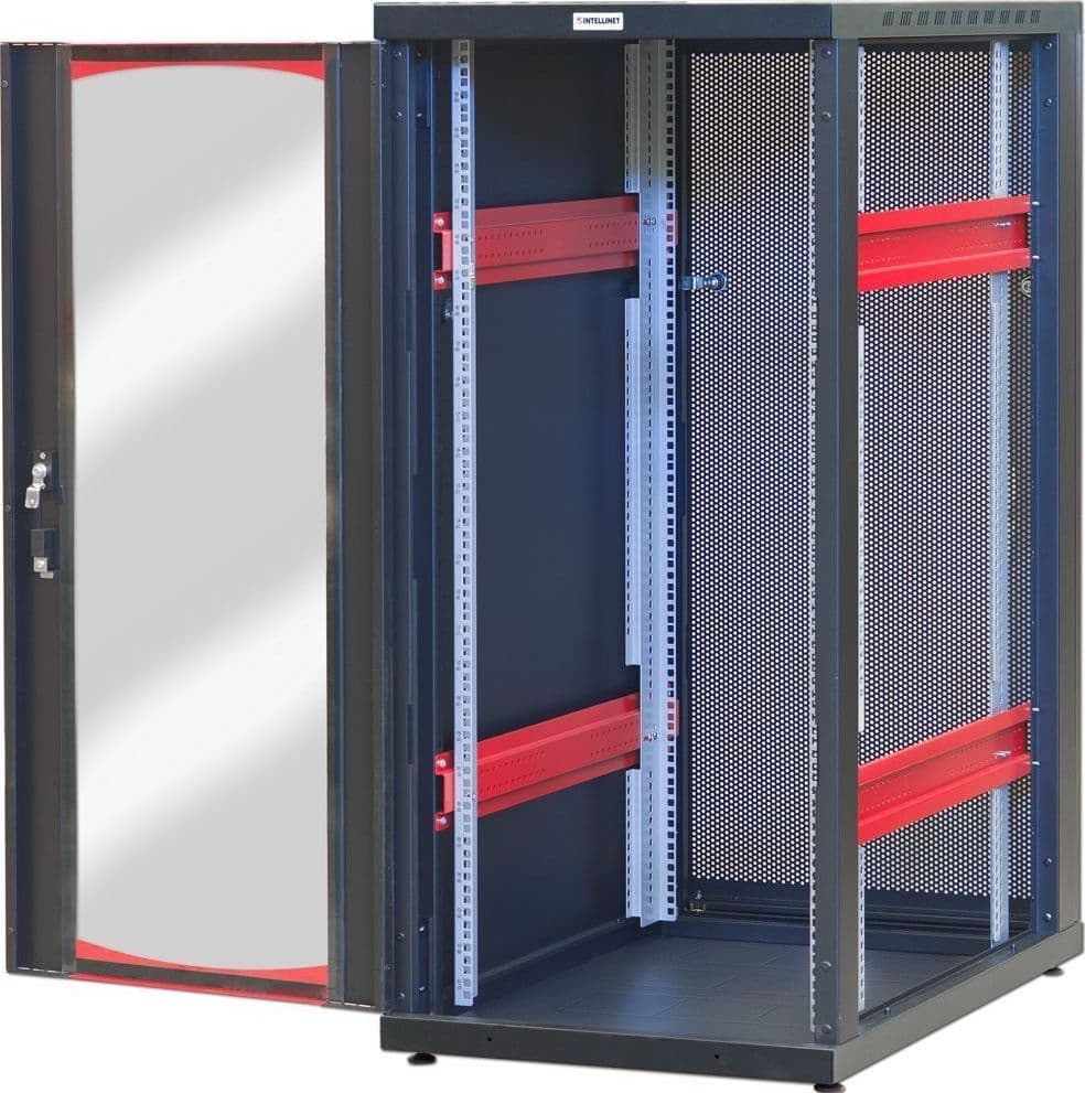 Armadio Server Rack 19'' 600x1000 27 Unita' Nero serie Ideal in  Scontolo.net - Potenza, commercioVirtuoso.it