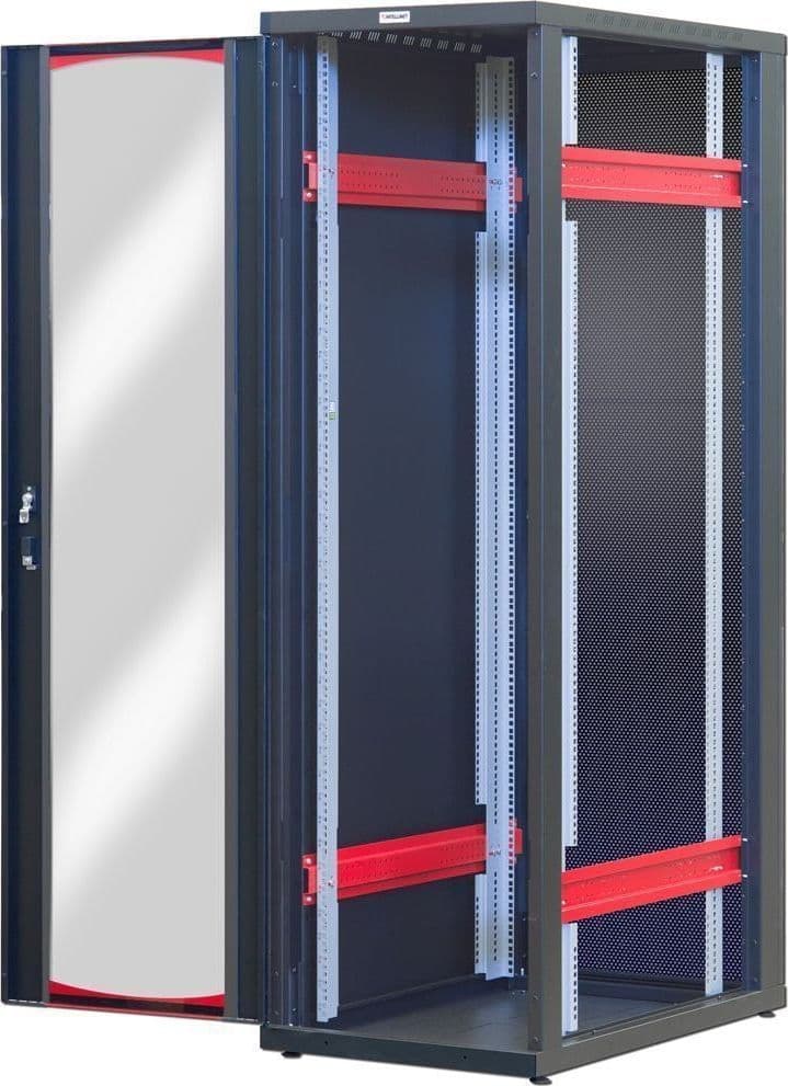 Armadio Server Rack 19'' 600x1000 42 Unita' Nero serie Ideal