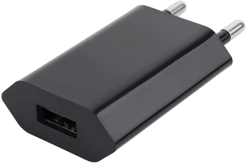 Caricatore USB 1A Compatto Spina Europea Nero in Caricabatterie da muro Scontolo.net - Potenza, commercioVirtuoso.it
