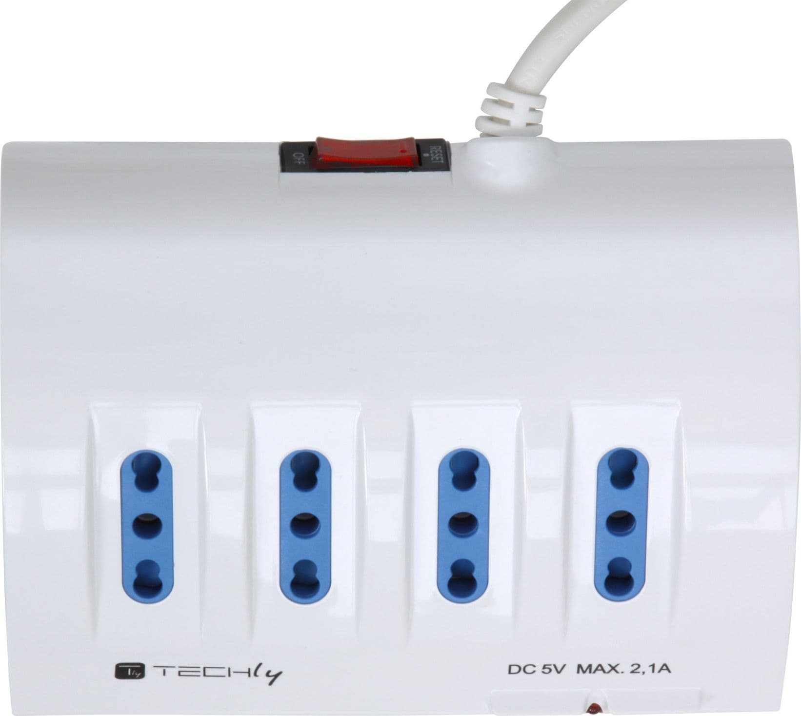 Multipresa da Tavolo 4 prese Italiane Bipasso 2 Schuko e 2 USB Bianca in Multiprese Scontolo.net - Potenza, commercioVirtuoso.it