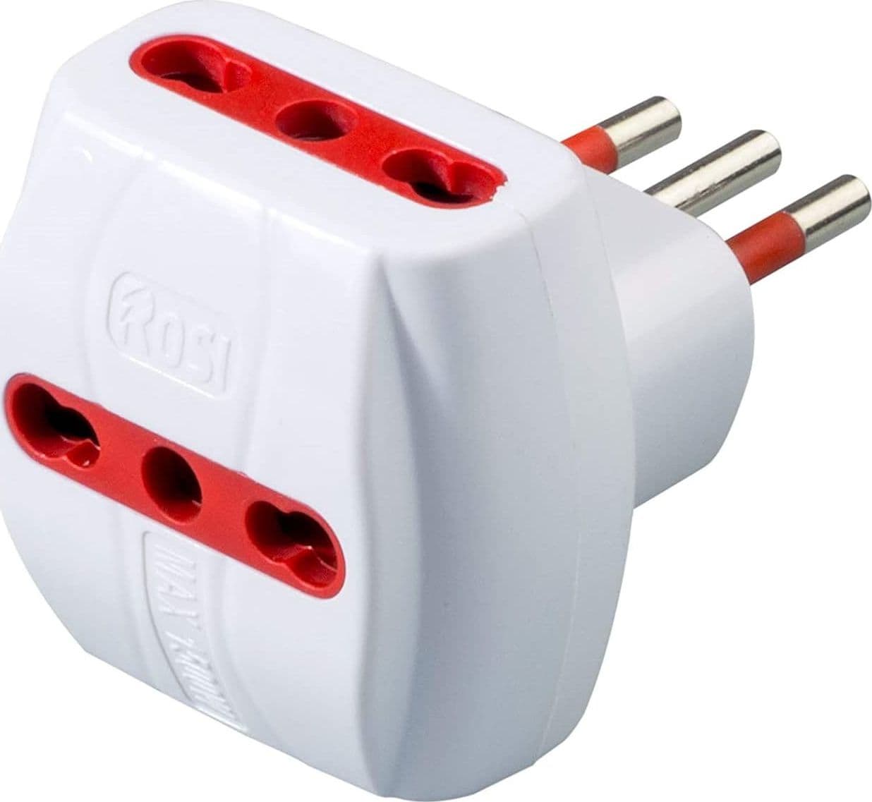 Adattatore Triplo Spina 2P+T Presa Bipasso 2P+T in Multiprese Scontolo.net - Potenza, commercioVirtuoso.it