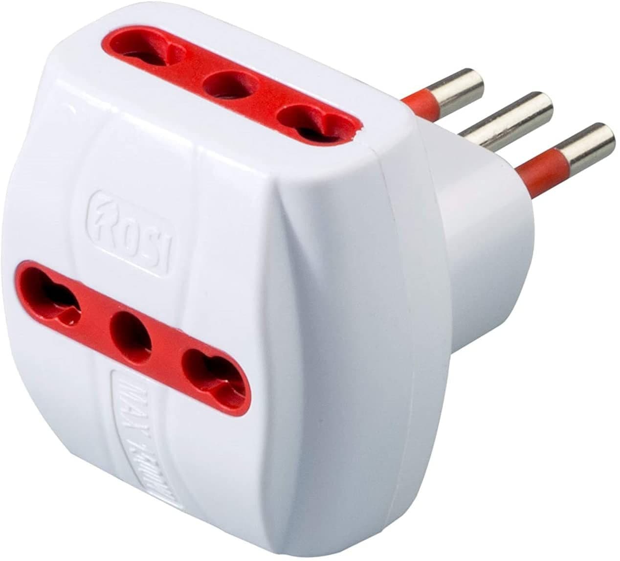 Adattatore Triplo Spina 2P+T Presa Bipasso 2P+T in Multiprese Scontolo.net - Potenza, commercioVirtuoso.it