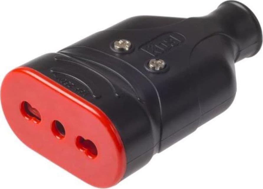 Presa Mobile in Gomma 10/16A 2P+T 250V Nero in Multiprese Scontolo.net - Potenza, commercioVirtuoso.it