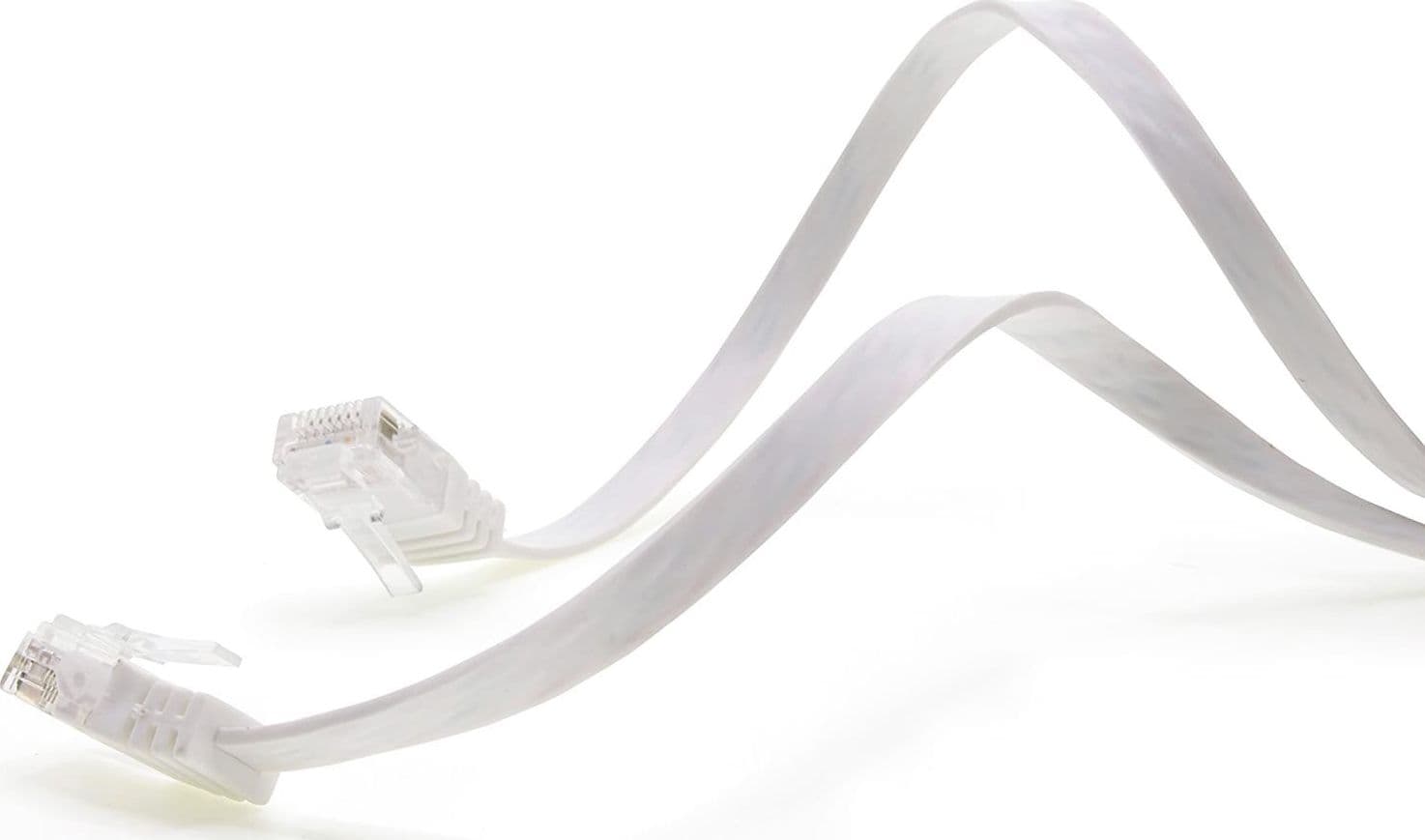 Cavo di Rete Patch Piatto in CCA Cat.5E Bianco UTP 2m in Cavi Ethernet Scontolo.net - Potenza, commercioVirtuoso.it