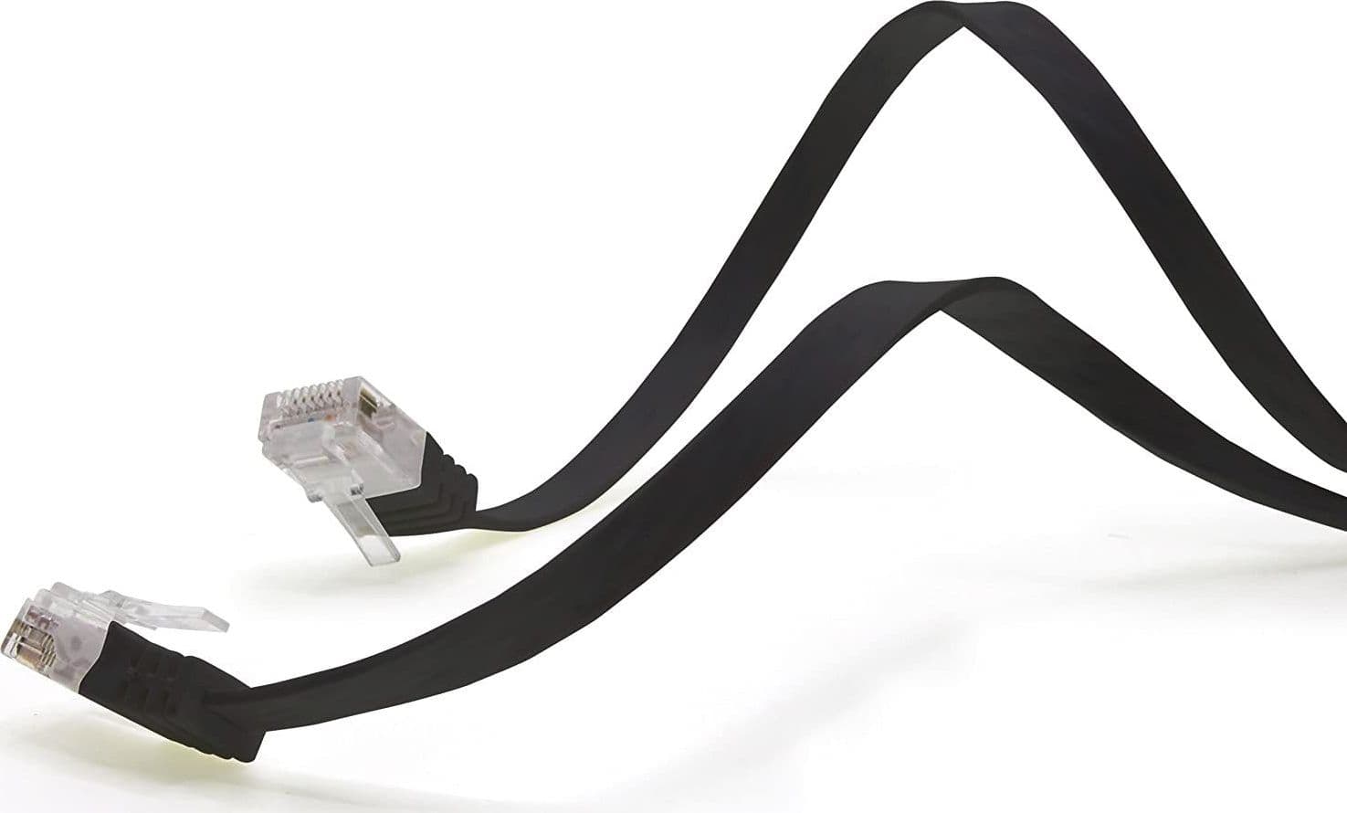Cavo di Rete Patch Flat in Rame Cat.6A UTP 7,5m Nero in Cavi Ethernet Scontolo.net - Potenza, commercioVirtuoso.it