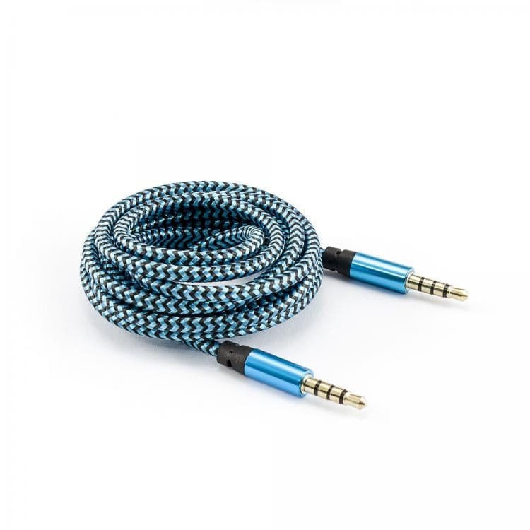 Cavo Audio Stereo Jack 3.5 mm M/M 1,5m Azzurro in Cavi Stereo Jack Scontolo.net - Potenza, commercioVirtuoso.it