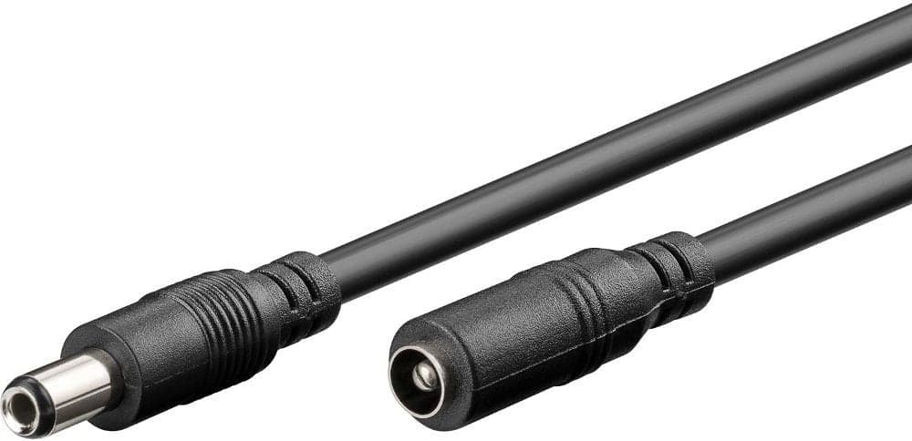 Cavo Prolunga di Alimentazione DC 2.5 mm 3 metri Nero in Prolunghe Scontolo.net - Potenza, commercioVirtuoso.it