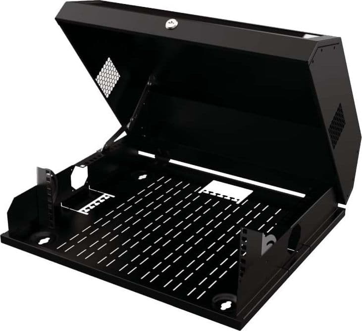 Armadio a muro 19'' 8 Unit&agrave Nero in Vetrinette Scontolo.net - Potenza, commercioVirtuoso.it