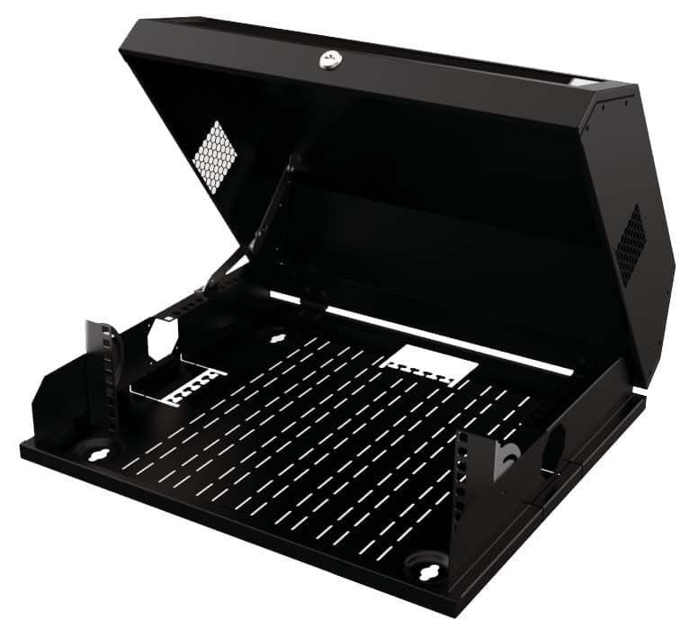 Armadio a muro 19'' 8 Unit&agrave Nero in Vetrinette Scontolo.net - Potenza, commercioVirtuoso.it